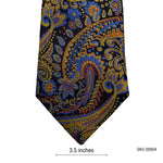 William Hunt Premium Silk Paisley Pattern Men's Tie