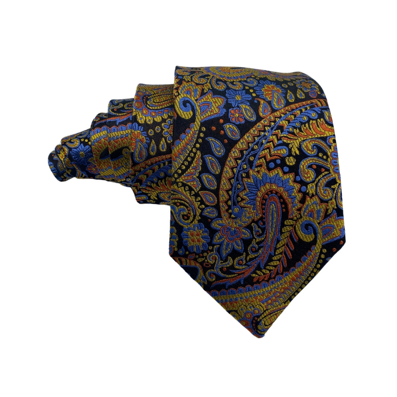 William Hunt Premium Silk Paisley Pattern Men's Tie
