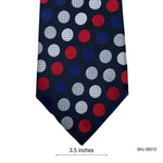 Ties N Such Multi Color Polka Dots Silk Tie