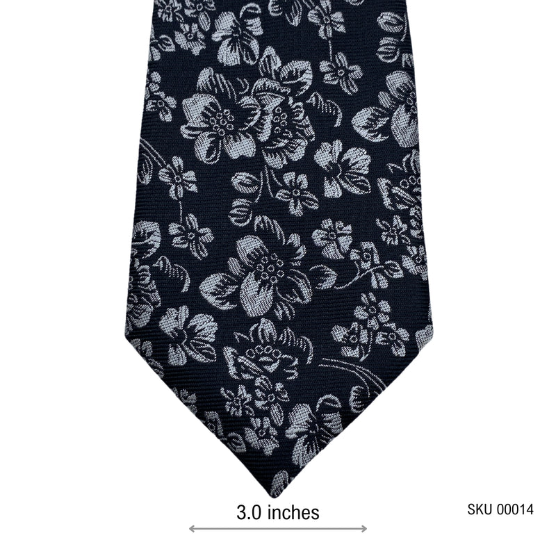 Taylor & Wright Grunge Floral Pattern Men's Tie