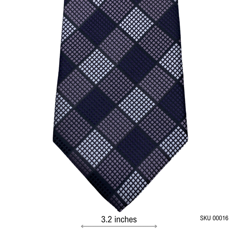 Multi Color Plaid Pattern Men's Tie by Folkespeare