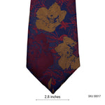 Taylor & Wright Dual Shade Floral Pattern Men's Tie