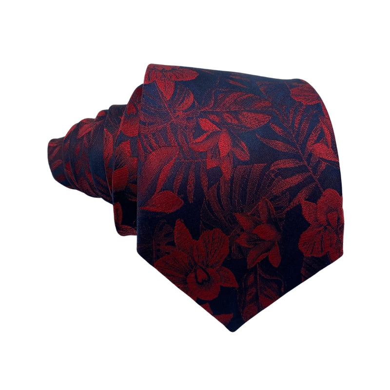 Scott & Taylor Dual Shade Floral Pattern Men's Tie