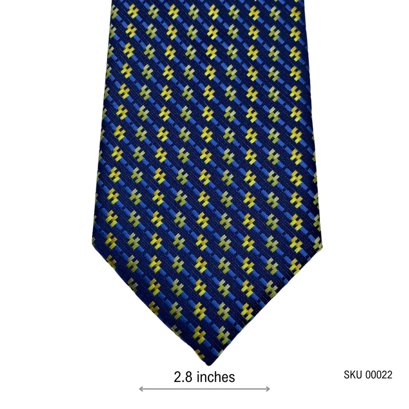 Folkespeare Modern Minimalist Geometric Pattern Men's Tie