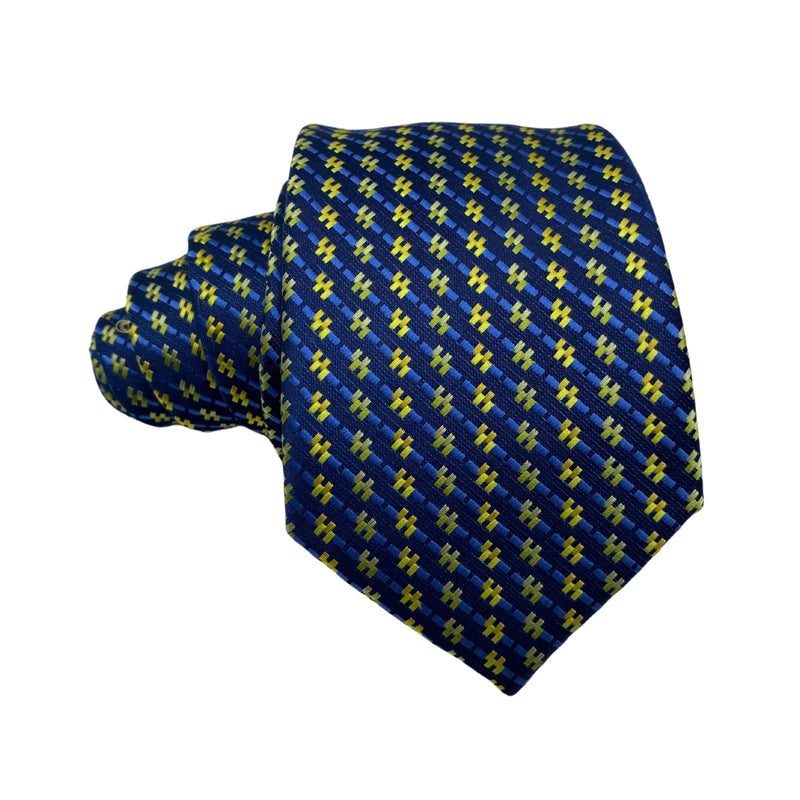 Folkespeare Modern Minimalist Geometric Pattern Men's Tie