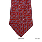 Circular Shapes Geometric Pattern Men's Tie by Double Two