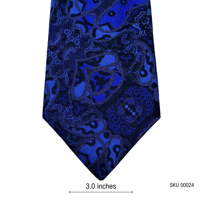 Eye-Catching Artistic Floral Design Men's Tie by Slaters
