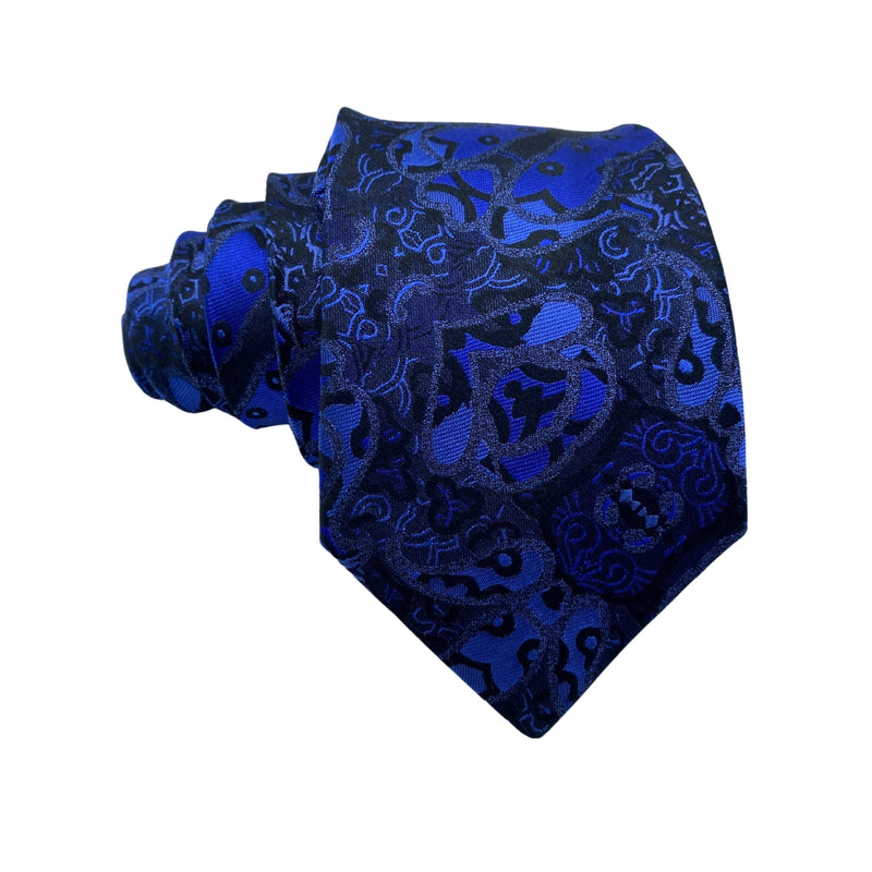 Eye-Catching Artistic Floral Design Men's Tie by Slaters