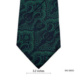 Fashion Habitat Unique Green Paisley Inspired Men's Tie
