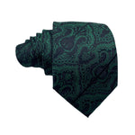 Fashion Habitat Unique Green Paisley Inspired Men's Tie