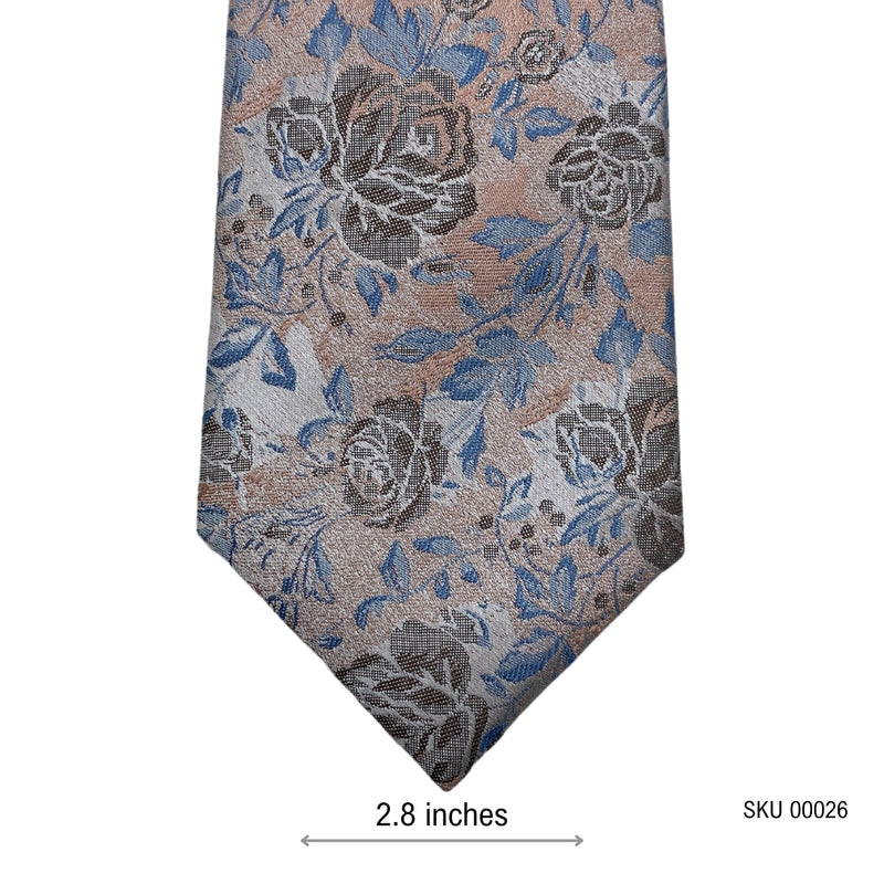 Hawes & Curtis Beautiful Silk Floral Pattern Men's Tie