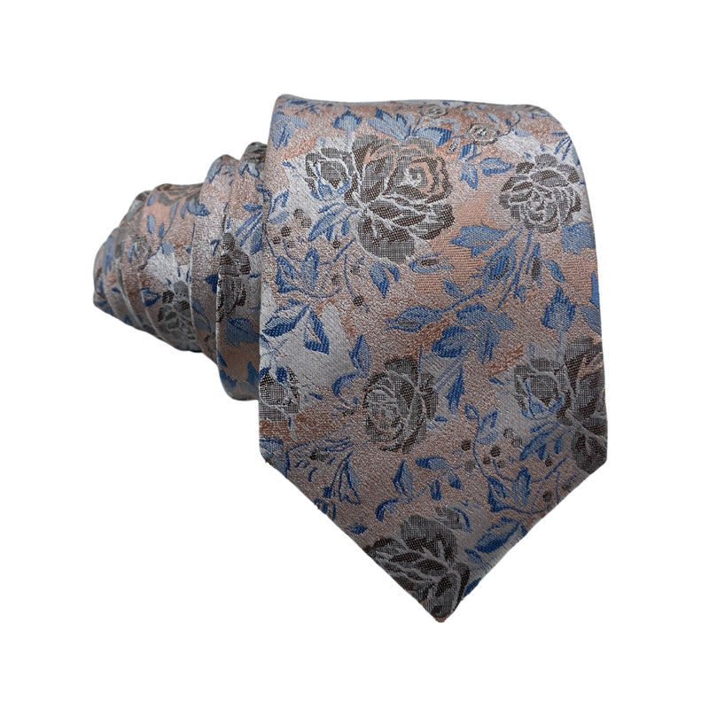 Hawes & Curtis Beautiful Silk Floral Pattern Men's Tie