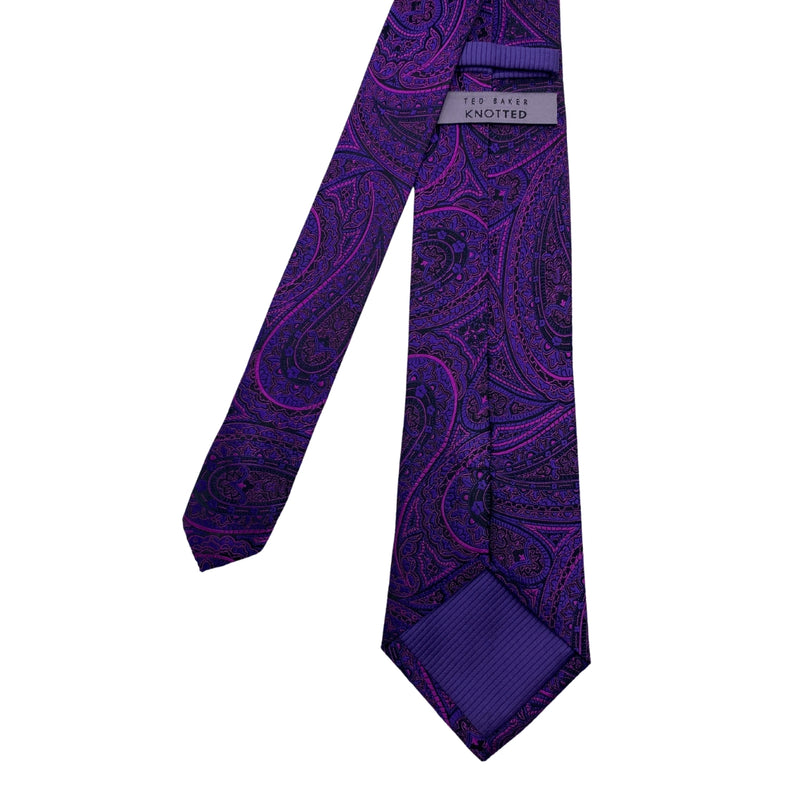 Ted Baker Knotted Royal Silk Paisley Men's Tie