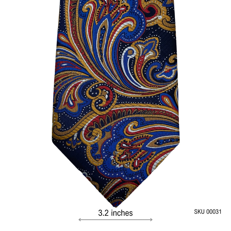 Paisley Artistic Inspired Pattern Men's Tie