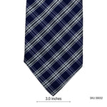 Taylor & Wright Minimalist Plaid Pattern Men's Tie