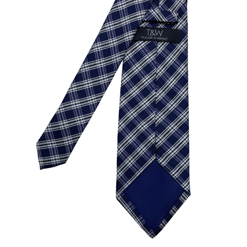 Taylor & Wright Minimalist Plaid Pattern Men's Tie