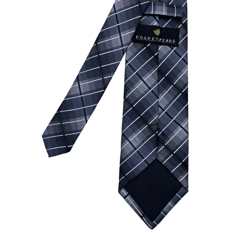 Folkespeare Plaid Pattern Men's Tie