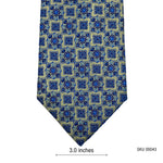 Charlton Gray Geometric Pattern Men's Tie