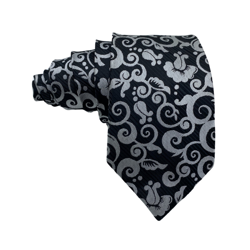 Dual Tone Charcoal Men's Tie