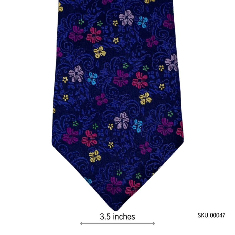 Charles Tyrwhitt Premium Silk Floral Design Men's Tie