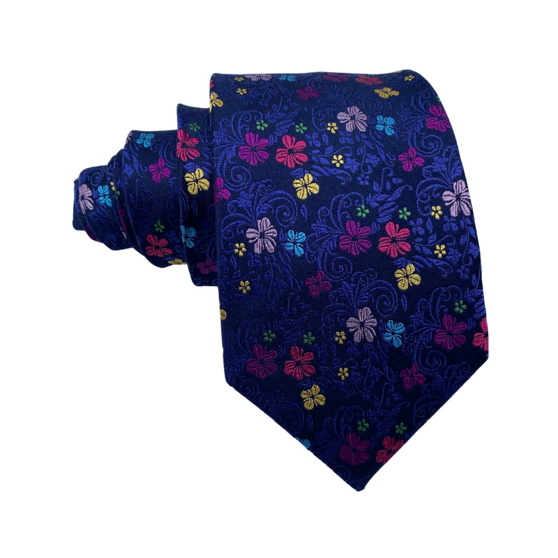 Charles Tyrwhitt Premium Silk Floral Design Men's Tie