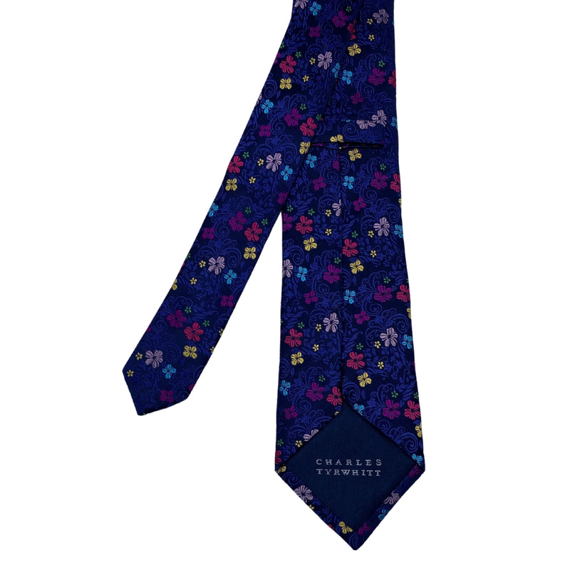 Charles Tyrwhitt Premium Silk Floral Design Men's Tie