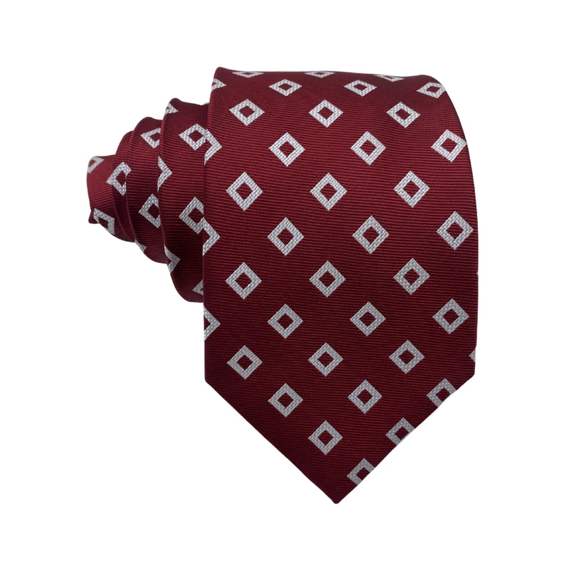 St. Bernard Geometric Pattern Men's Tie