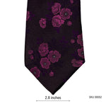 St. George Pink Floral Pattern Men's Tie