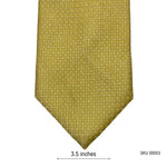 Designer Gold Self Textured Men's Tie