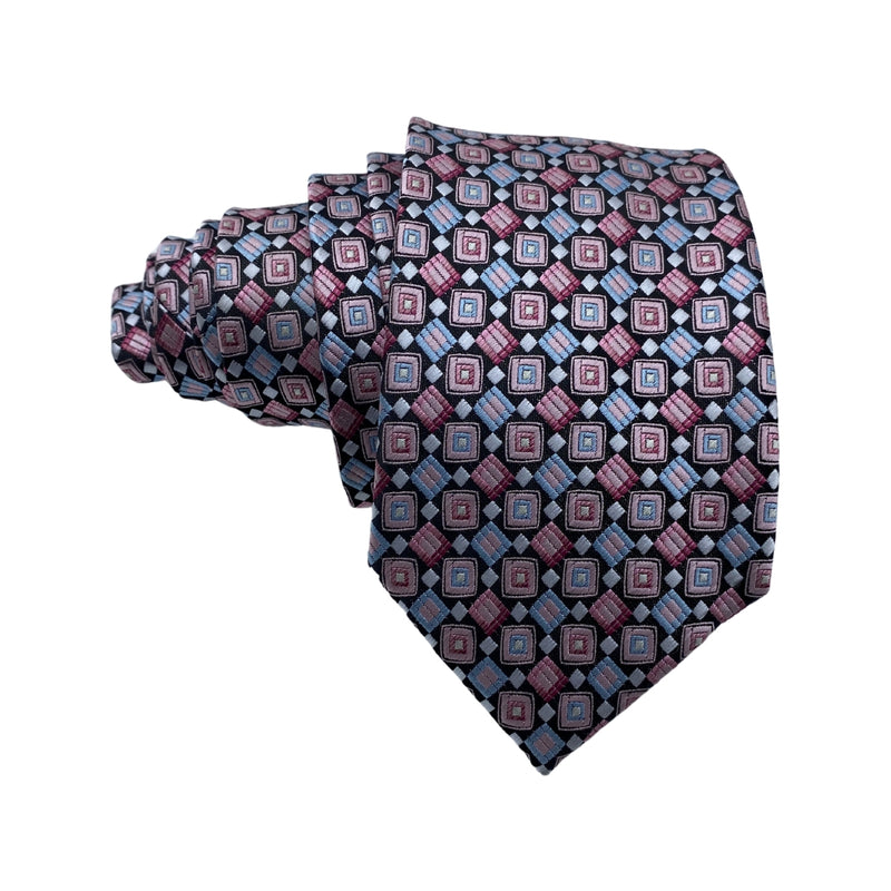 Rael Brook Vibrant Geometric Shapes Men's Tie
