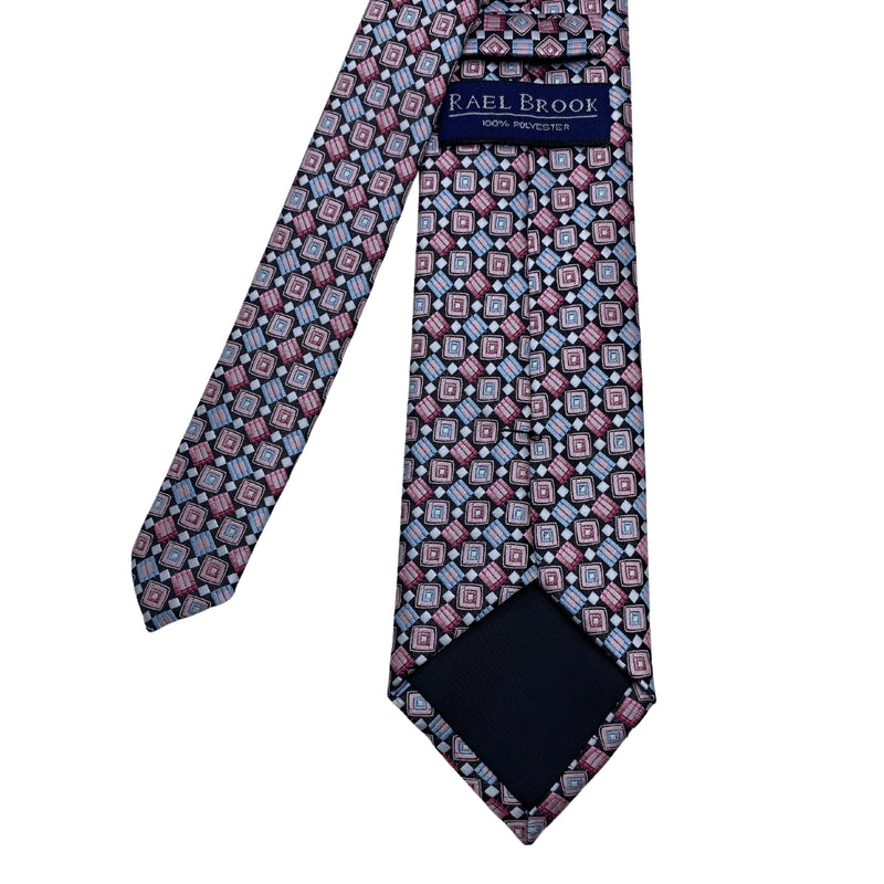 Rael Brook Vibrant Geometric Shapes Men's Tie