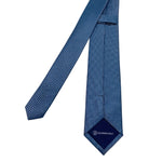 Giovanni Galli Self Textured Blue Men's Tie