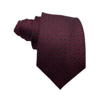 Maroon Mini Paisley Pattern Men's Tie by TU