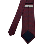 Maroon Mini Paisley Pattern Men's Tie by TU
