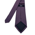 F&F Minimalist Red Blue Geometric Pattern Men's Tie