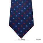 Marks & Spencer Bright Red and Blue Polka Dots Men's Tie