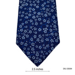 Majestic Blue Floral Pattern Men's Tie