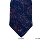 Nightly Blue Paisley Pattern Men's Tie