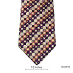 Marks & Spencer Autograph Colorful Circular Geometric Pattern Men's Tie