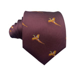 Jack Pyke Maroon Novelty Bird Men's Tie
