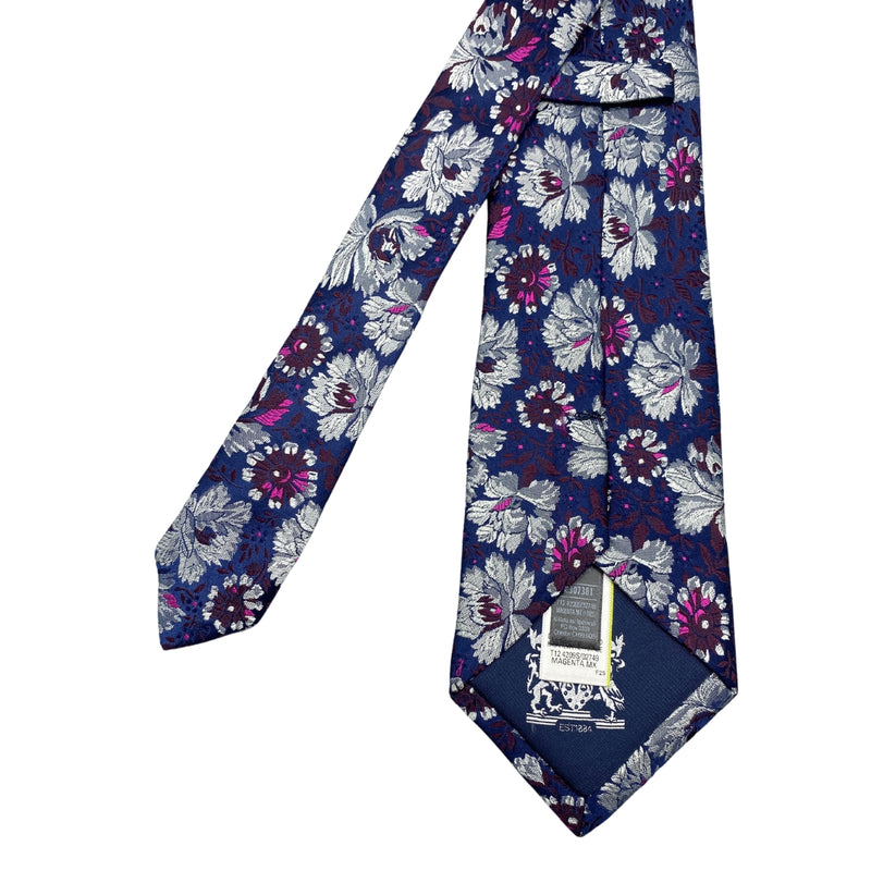 Marks & Spencer Glowing Pure Silk Floral Men's Tie