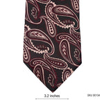 Tailored Artistic Paisley Pattern Men's Tie by Fellini