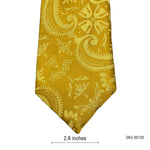 Topman Soprano Gold Paisley Self Textured Men's Tie