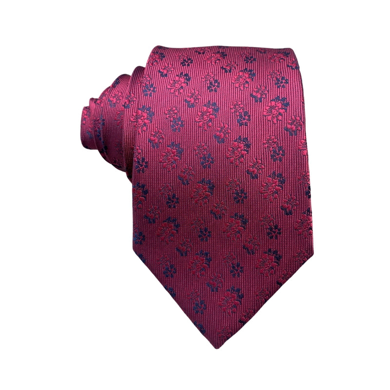Grunge Floral Pattern Men's Tie by Next SP