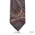 Next Brown Royal Paisley Men's Tie