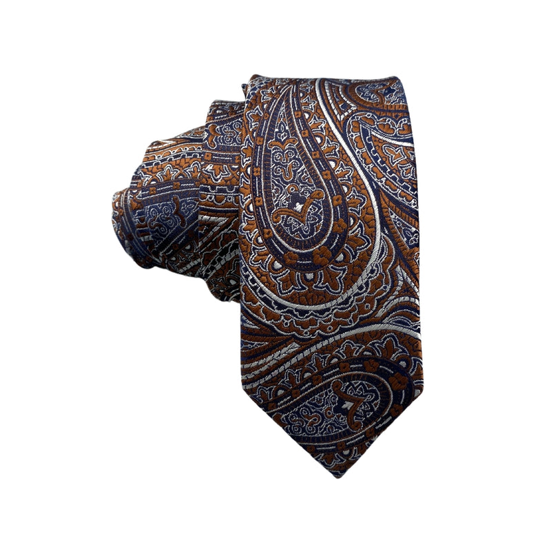 Next Brown Royal Paisley Men's Tie