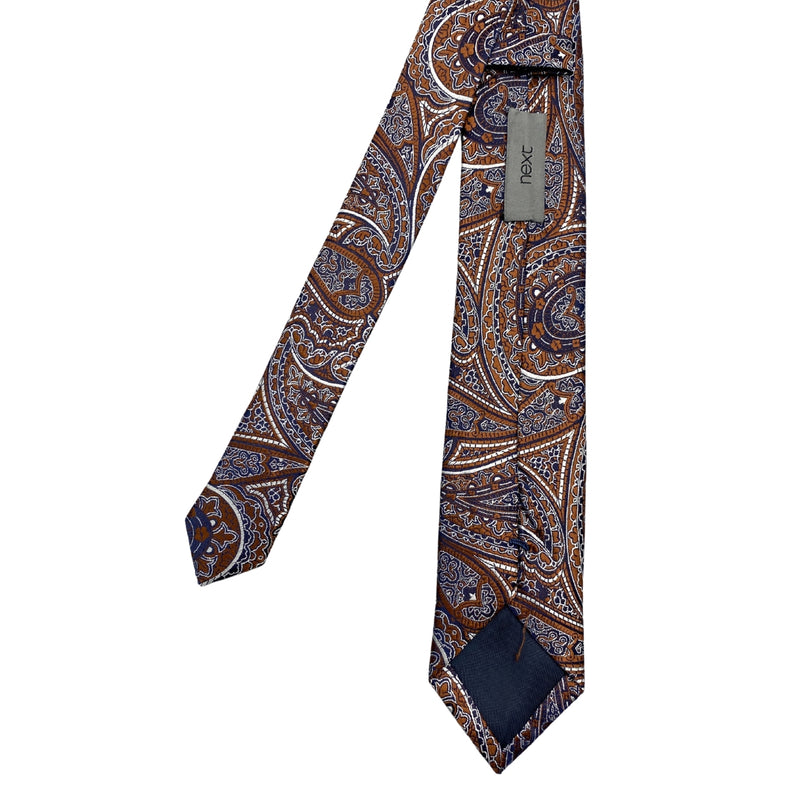 Next Brown Royal Paisley Men's Tie