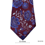 Sulhrie & Valentine Captivating Floral Pattern Men's Tie