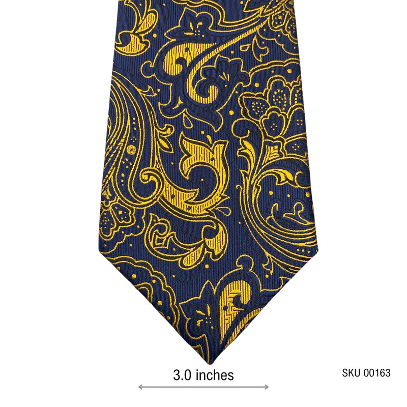 Pristine Pure Silk Paisley Inspired Men's Tie