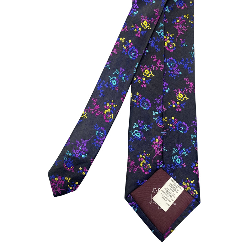 Luxury Marks & Spencer Pure Silk Floral Pattern Men's Tie